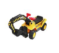 Yellow-Black Push Excavator - Toy For Children 18-36 Months With Wheels