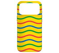 Yellow Blue Green Red Wavy Mauritius Colorful Pattern Case for iPhone 17 Pro Max