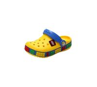 (Yellow/Blue, J3=21.5-22cm) Girl Boys Cros Style Crocband Clog Kid Beach Shoes