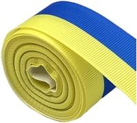 Yellow Blue Ribbon 5 Yards,Blue and Yellow Ribbons,Ukrainian Flag Color Ribbon DIY Handmade Ribbon Rolls,Suitable for Making Some Crafts Fabric Ribbons Trim and Embellishments Arts, Crafts(9mm)