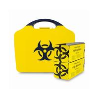 Yellow Body Fluid Clean-up Kit 21x23.5x10cm (Each)