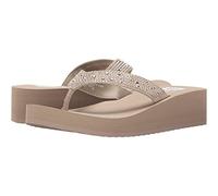 Yellow Box Women's Africa Flip Flop, Taupe, 7.5 M US
