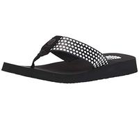 Yellow Box Women's Fromy Flip-Flop, Black, 9 UK