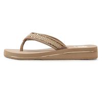 Yellow Box Women's Hardin Flat Sandal, Round Toe, 1.25 Inch Heel, 0.5 Inch Platform, Comfortable Flip-Flop, Taupe, 5.5 UK