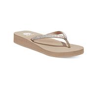 Yellow Box Womens Jello Open Toe Casual, Rich Taupe, Size 9.5 US / 7.5 UK US