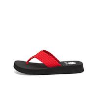 Yellow Box Women's Soleil Sandal, Solid Red, 5.5 UK