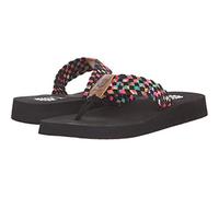 Yellow Box Women's Soleil Wedge Sandal, Black/Multi, 7.5 UK