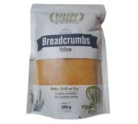 Yellow Breadcrumbs 500g By Bakers Street Ideal for Coating or Sprinkling Over Crunchy Topping, Cooking, Adds Crispy Texture and Delicious Flavor to Your Favorite Recipes