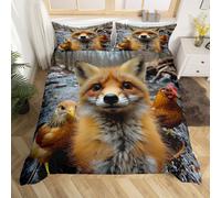 (Yellow Brown, Double(No Comforter)) Homewish Samurai Duvet Cover Cherry Blossoms Bedding Set Double,Japanese Style Comforter Cover Red Sunset Ink Silhouette Bed Cover for Boys Men