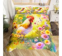 (Yellow Brown, Super King(No Comforter)) Homewish Pink Monkey Bedding Set Double,Jungle Animals Monkey Duvet Cover Cute Leaves Banana Comforter Cover Wildlife Natural Bed Cover for Kids Boys