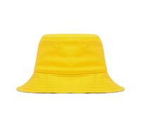 Yellow Bucket Hat with Check Lining, unisex, Burberry, Hats & Caps, Yellow, 4 Y, Kids 4 Y
