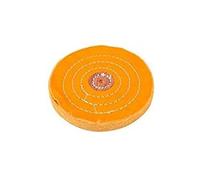 Yellow Buffing Wheels 5" 125mm Small Hole 3mm Spiral Double-Stitched Polished Wheel Pad Polishing Grinding Machine Buffing Pads for Metal Aluminum,Stainless Steel,Jewelry,Wood,Plastic,Glass
