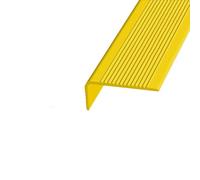Yellow Bullnose Stair 6m SelfAdhesive AntiSlip Vinyl Nosing Strip for Indoor & Outdoor Steps Safe Stair Safe Solut & Easy to Install