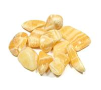 Yellow Calcite Polished Tumblestone Healing Crystals