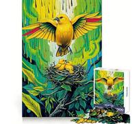 Yellow Canary Family 1000 Pieces Jigsaw Puzzles for Adults Sharp Memory Serene Escape Neat Edges Ideal Present (50x75cm)