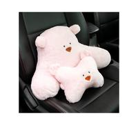 (yellow) Car Headrest Cartoon Cute Neck Pillow A Pair of Goddess Seat, Backrest