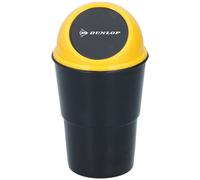 (Yellow) Car Mini Bin Cup Holder Portable Small Plastic Trash Can Home Office Bedroom