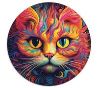 Yellow Cat Jigsaw Puzzles for Adults Puzzle 1000 Pieces Jigsaw for Home Decor,Ideal Christmas & New Year Gift for Teenagers 67.5x67.5cm