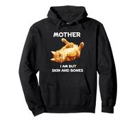 Yellow Cat | Mother I Am But Skin and Bones Pullover Hoodie