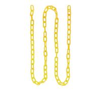 Yellow Chain - 3.28ft Adjustable Driveway Blocker,Chain Links | for Pedestrian Zone Retail Store Traffic Control Parking Construction Site Warehouse Loading Dock