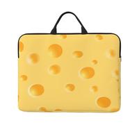 Yellow Cheese Pattern, 14 Inch Laptop Sleeve, Notebook Bag Laptop Case Sleeve Briefcase with Handle