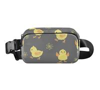 Yellow Chicks Gray Waterproof Women Fanny Packs Large Hip Belt Bag Fashion Travel Waist Pouch, Yellow Chicks Gray, 8 x 5.3 x 2.3 inch, Funny Cute, Yellow Chicks Gray, 8 x 5.3 x 2.3 inch, Funny Cute