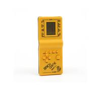 (Yellow) Children Retro Game Consoles Big Screen Tetris Electronic Toys Interesting