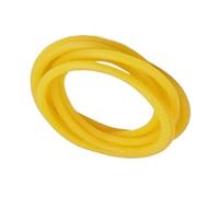 Yellow Circular Latex Rubber Hose - Easy to Install Elastic Band Tube for Plumbing Needs - 1pc(2metersx5mm)
