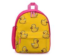 Yellow Classic Rubber Duck Cute Mini Backpack for Women Men Lightweight Shopping Travel Daypack 12.6 In Small Bag