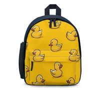 Yellow Classic Rubber Duck Cute Mini Backpack for Women Men Lightweight Shopping Travel Daypack 12.6 In Small Bag
