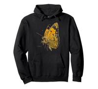 Yellow Clouded Butterfly Flying Wildlife Nature Butterfly Pullover Hoodie