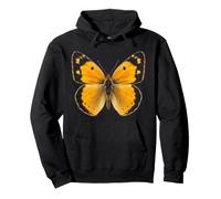 Yellow Clouded Butterfly Flying Wildlife Nature Butterfly Pullover Hoodie