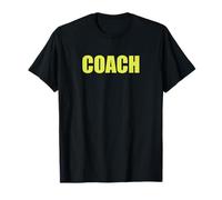 Yellow COACH for Sports Teams, Gyms, and Training T-Shirt