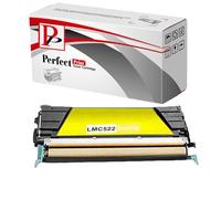 Yellow Compatible Toner Cartridge for Lexmark C522 C524 C530 C532 C532dn C532n C534n Printer