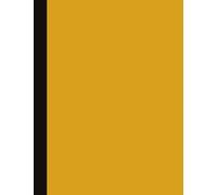 Yellow Composition Notebook - Medium (7.5” x 9.75” B5) College Ruled + Field: Classic Series | Subject Notebook for Students, Professionals, and Writers