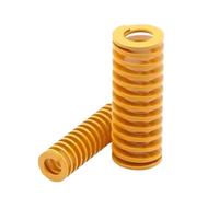 Yellow Compression Spring Die Spring OD 6mm 8mm ID 3mm 4mm Length 10mm-300mm(6x3x35mm-5pcs)