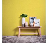 Yellow Concrete Plaster Effect Wallpaper Extra Washable Paste The Wall