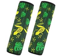 Yellow Contour Frogs Green Universal Car Seat Belt Cover Seat Belt Padded Shoulder Pads