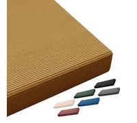 Yellow Corduroy Bench Cush 120cm/150cm/90cm/80cm/100cm - Non-Slip ered Cush for 2/3/4 Seater Indoor/Outdoor Garden, Patio, Porch Fur (140x45x5cm)