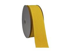 Yellow Cotton Webbing Strap 1.5 inch for Sewing10Yards Wide Flat Heavy Weave Webbing Strap for Cloth Tote Bag, Pet Collars, DIY Projects, Crafts, Outdoor Supplies