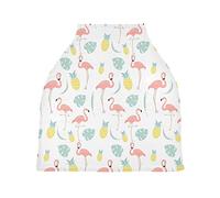 Yellow Crane Baby Car Seat Cover Canopy Stretchy Nursing Covers Breathable Windproof Winter Scarf for Infant Breastfeeding Boys Girls