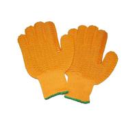 Yellow Criss Cross/Non Slip Gripper Gloves Extra Large Size Safety gloves breathable DIY construction extra grip soft on skin mechanics and woodwork extra protection