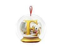 Yellow Crystal Ball Acrylic Ornament, Cute Christmas Tree Pendant