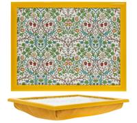 Yellow Cushion Laptray Padded Serving Lap Tray Morris Blackthorn Floral Design