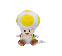 (yellow) Cute Super Bros Mushroom Toad Plush Stuffed Toy