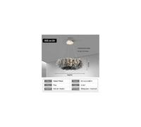 (Yellow D70cm, One size) Nordic Luxury LED Feather Pendant Light Living Dining Bedroom Chandelier Villa Hall Home Decor Hanging Lamps For Ceiling