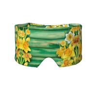 Yellow Daffodils Flowers Print Print Soft Eye and Ear Muffs for Adults Sleeping Protection Cover for Travel Nap Relief