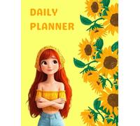 Yellow Daily Planner for Yellow Lovers - Let a blend of sunflowers & buzzy bees make your day!