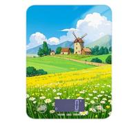 Yellow Daisy Fairytale Town roasting food scale kitchen 11lb/0.18oz, 5kg/5g small digital scale grams with 4 unit for Soap Making Keto roasting (Batteries not Included)