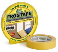 Yellow Delicate Surface Painters Masking Tape 24mm x 41.1m Indoor painting and